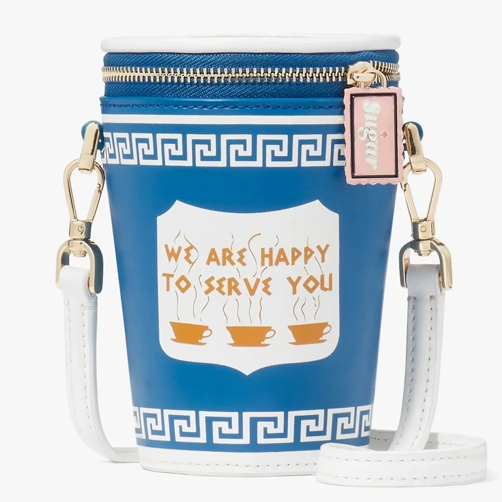 NWT💃Kate Spade Collectable Coffee Break 3D Crossbody - Picture 1 of 10